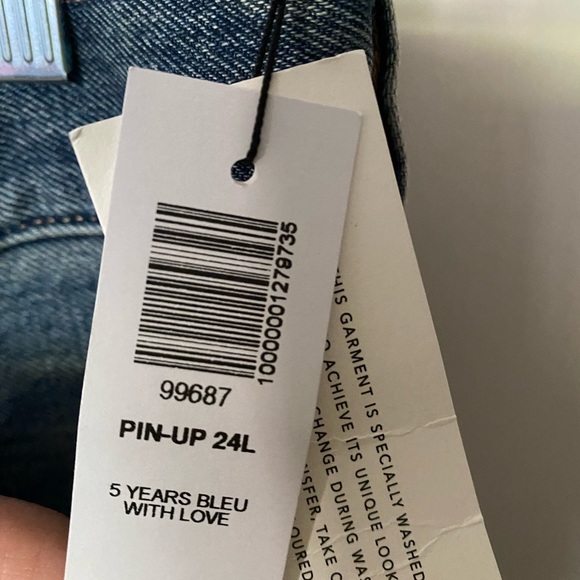 Aritzia THE PIN-UP SUPER HIGH RISE STRAIGHT 24L - Picture 8 of 12